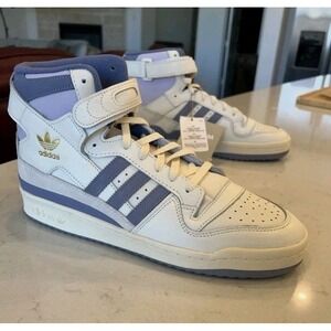 Adidas Forum 84 Hi Mid White Purple Lilac Sneakers US 11 Men's UK 10.5 BRAND NEW